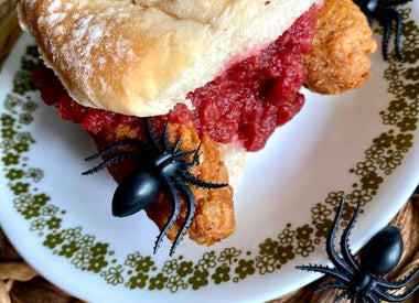 Vegan Halloween Recipe - Seitan’s Bloody Hand Burgers (VIDEO INCLUDED)