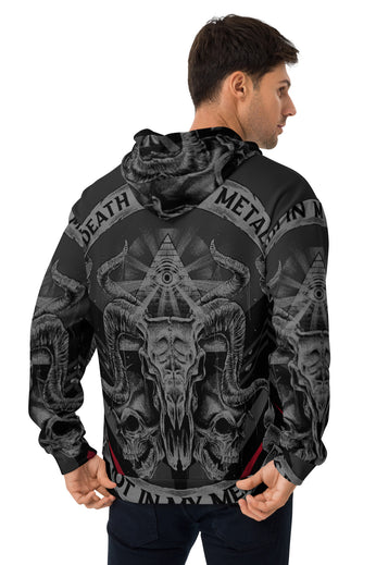 Death In My Metal Not In My Meals - All-Over Print Unisex Hoodie - NEW IN '24!