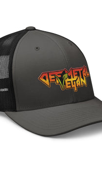 Def Metal Vegan - Thrash Metal Vegan Trucker Cap