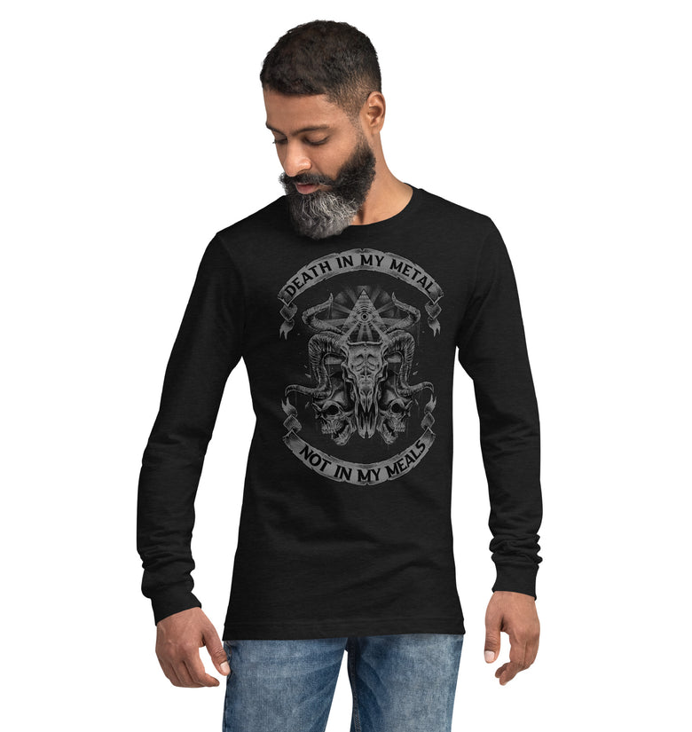 Death in My Metal - Unisex Long Sleeve Tee