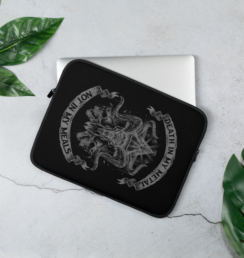 Death In My Metal Not In My Meals - Laptop Sleeve