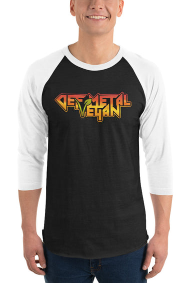 3/4 sleeve raglan shirt - DEF METAL VEGAN alt