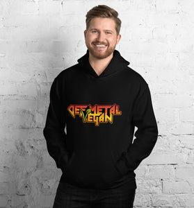 Unisex Hoodie - DEF METAL VEGAN atl