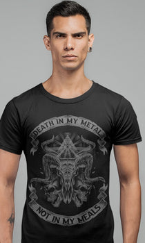 Death In My Metal Not In My Meals - Short-Sleeve Unisex T-Shirt
