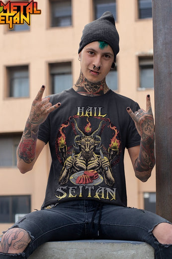 Hail Seitan - Short-Sleeve Unisex T-Shirt