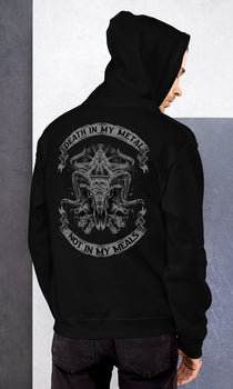 Death In My Metal Not In My Meals - Unisex Hoodie